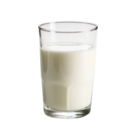a glass of fresh milk isolated on transparent background png