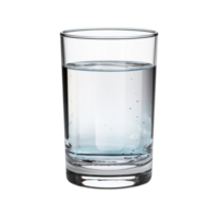 un vaso de agua aislado en transparente antecedentes png