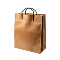 a grocery paper bag isolated on transparent background png