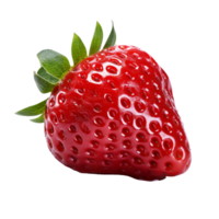 A strawberrie isolated on transparent background png