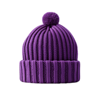 A purple beanie isolated on transparent background png