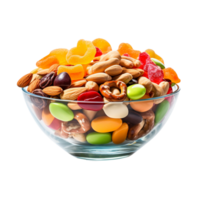 A side view of a snack bowl isolated on transparent background png