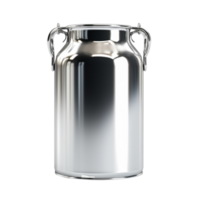 aluminium milk can isolated on transparent background png