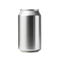 Aluminum can isolated on transparent background png
