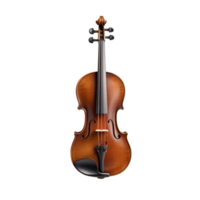 Antique violin isolated on transparent background png