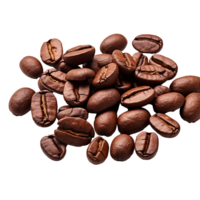 Amazing Roosted Coffee Beans isolated on transparent background png