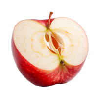 Apple slice isolated on transparent background png