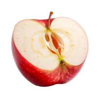 Apple slice isolated on transparent background png