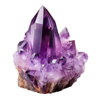 amethyst isolated on transparent background png