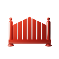 Barricade isolated on transparent background png