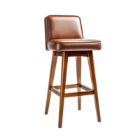 Barhocker Stuhl isoliert auf transparent Hintergrund png
