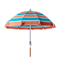 de praia guarda-chuva isolado em transparente fundo png