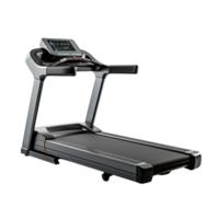 Black Color Treadmill Machine isolated on transparent background png