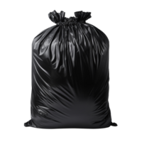 negro basura bolso aislado en transparente antecedentes png