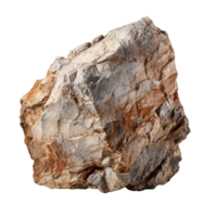 big rock stone isolated on transparent background png