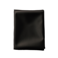 black napkin isolated on transparent background png