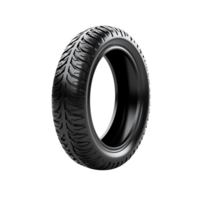 Black Tire isolated on transparent background png