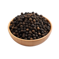 Black peppercorn isolated on transparent background png