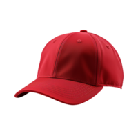 Blank Red cap isolated on transparent background png