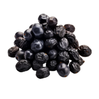 Black raisin isolated on transparent background png