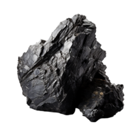 black rock isolated on transparent background png