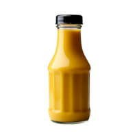 Bottle of mustard isolated on transparent background png