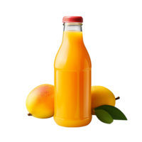 Bottle of Mango juice isolated on transparent background png