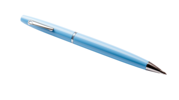 Blue pen isolated on transparent background png