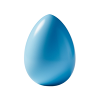 Blue egg isolated on transparent background png