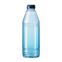 blu plastica bottiglia isolato su trasparente sfondo png