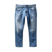 blauw jeans geïsoleerd Aan transparant achtergrond png
