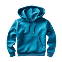 blue hoodie isolated on transparent background png