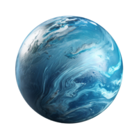 Blau Planet isoliert auf transparent Hintergrund png