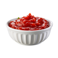 bol de Chili sauce isolé sur transparent Contexte png