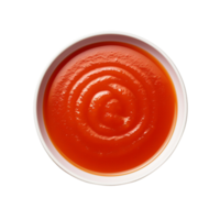 cuenco de tomate sopa aislado en transparente antecedentes png