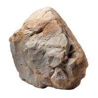 Boulder stone isolated on transparent background png