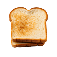 Bread toast slice isolated on transparent background png
