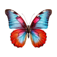 Bright butterfly isolated on transparent background png