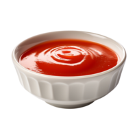 Bowl with sauce isolated on transparent background png