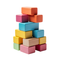 Building Blocks isolated on transparent background png
