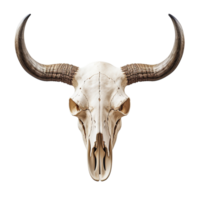 bull skull isolated on transparent background png