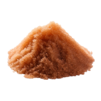 Brown sugar isolated on transparent background png