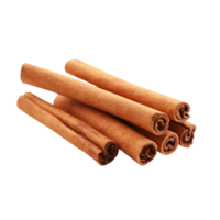 Bunch of cinnamon sticks isolated on transparent background png