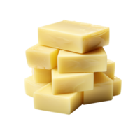 Butter block isolated on transparent background png