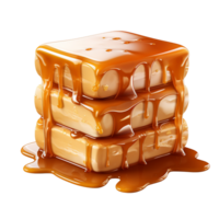 Caramel isolated on transparent background png