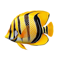 Butterfly fish isolated on transparent background png