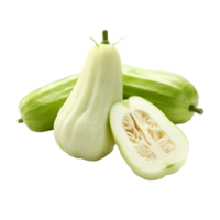 Chayote isolated on transparent background png