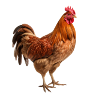 poulet isolé sur transparent Contexte png