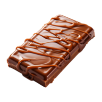 chocola bar met karamel geïsoleerd Aan transparant achtergrond png