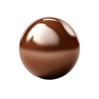 choklad boll isolerat på transparent bakgrund png